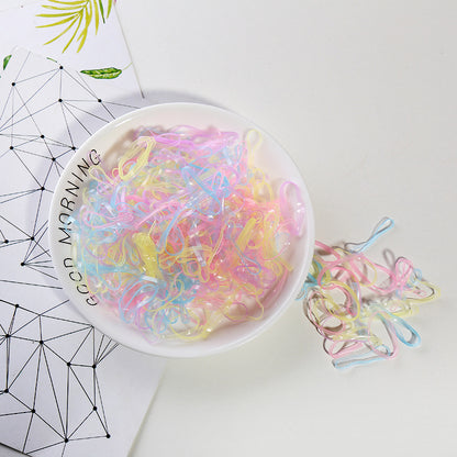 2024 Kids Hair Tie Heart Elastic Band Hair Tie Headband Hair Accessory