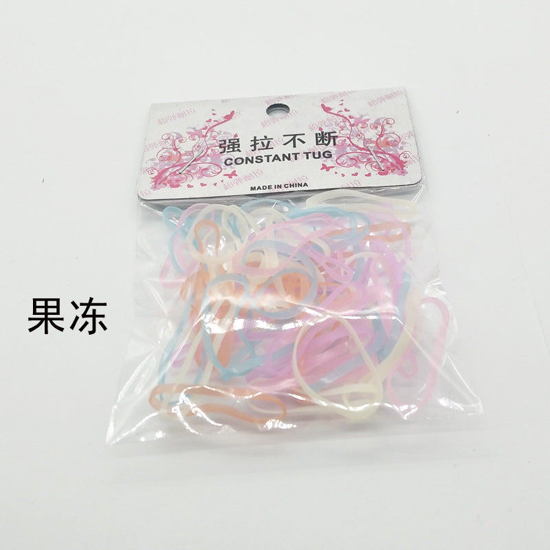 sj926 Elastic Band Kids Hair Tie Colorful Elastic Band 2