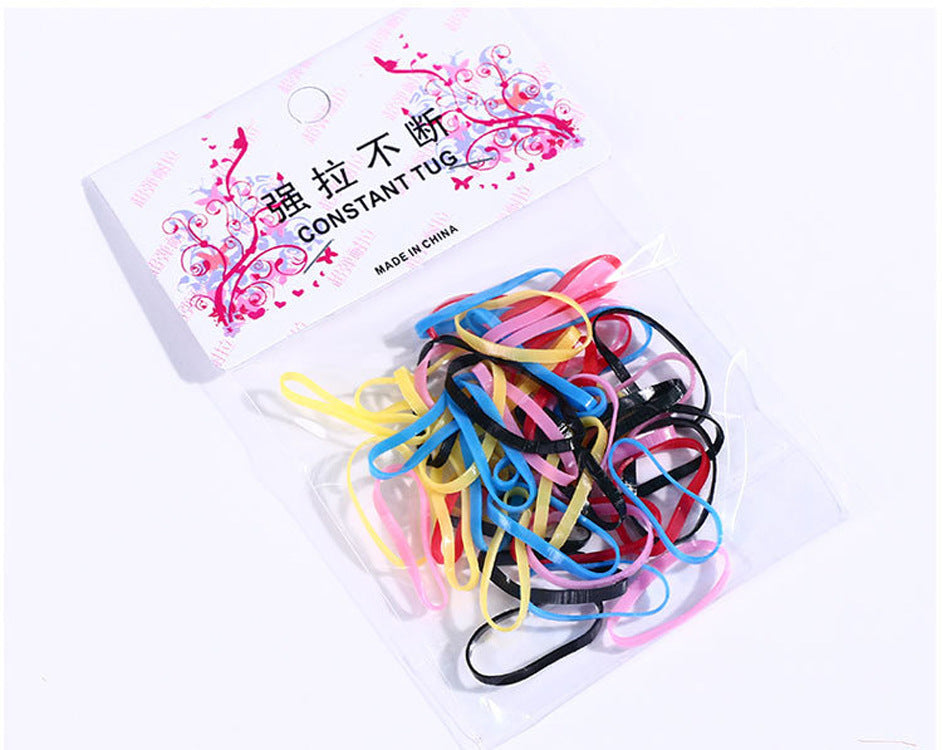 sj926 Elastic Band Kids Hair Tie Colorful Elastic Band 2