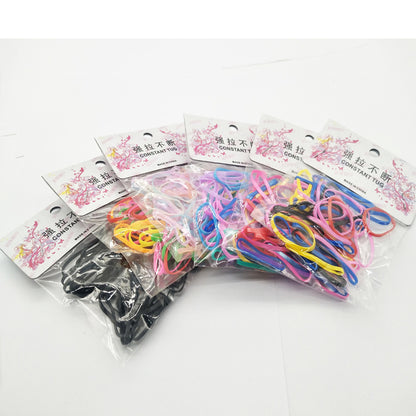 sj926 Elastic Band Kids Hair Tie Colorful Elastic Band 2