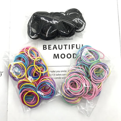 Kids Hair Accessory Hair Tie Elastic Band Colorful Hair Tie