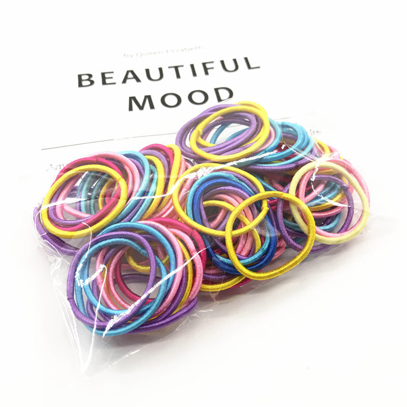 Kids Hair Accessory Hair Tie Elastic Band Colorful Hair Tie