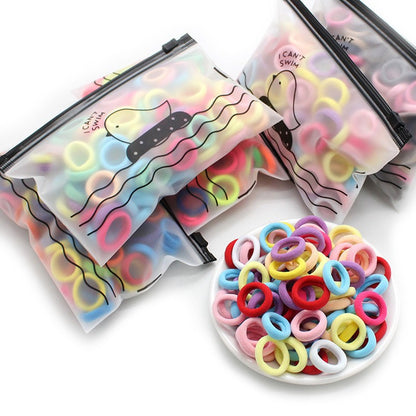 Kids Hair Tie Elastic Band Nylon Colorful Hair Accessory
