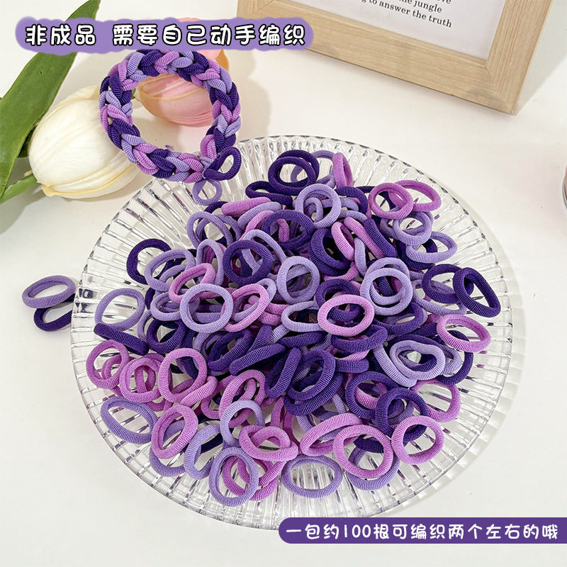 Kids Hair Tie High Elasticity Elastic Band Braiding Gentle on Hair Headband 2025 Hair Tie