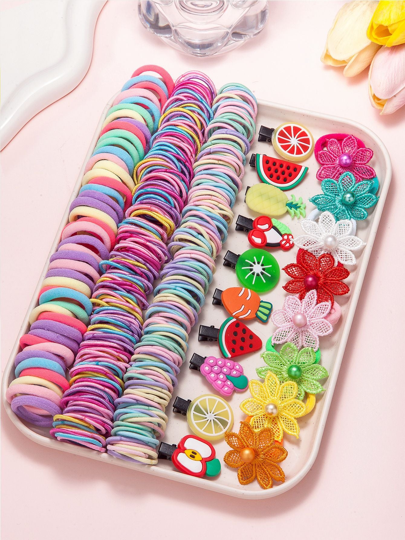 Kids Head Accessory Hair Clip Hairpin Set Hair Tie Girl Side Clip Hair Accessory Hair Tie