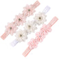 Kids Hair Band Handmade 3 Pearl Headband Head Accessory Elastic Hair Band