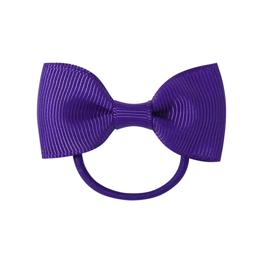 Bow Hair Tie Girl Headband Hair Tie Elastic Band Head Accessory 201