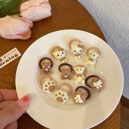 Kids Hair Accessory Cute Headband Elastic Band Hair Tie Hair Tie