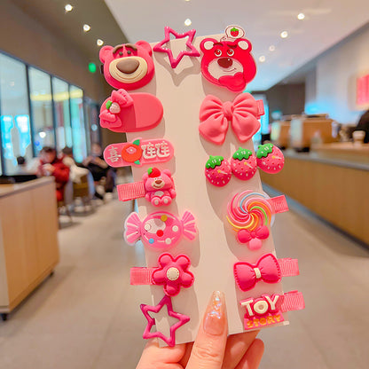 Kids Hair Clip Flower Hair Tie Hair Accessory Elastic Band Girl Headband Hairpin