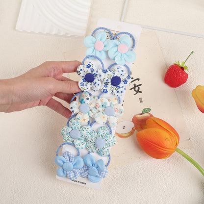 Kids Hair Clip Flower Hair Tie Hair Accessory Elastic Band Girl Headband Hairpin