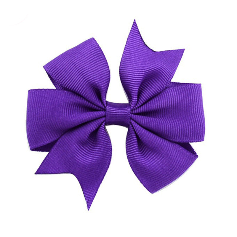 Handmade v Bow Hair Clip Hair Accessory Kids Head Accessory