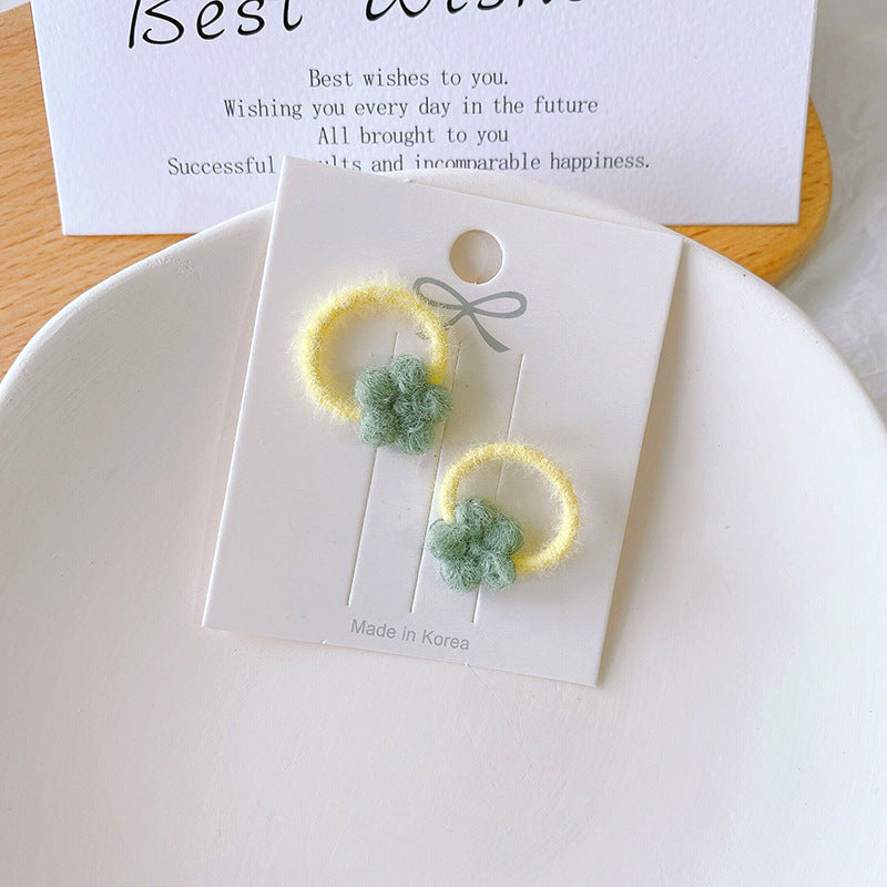 Kids Headband Flower Star Hair Tie High Elasticity Gentle on Hair Elastic Band Hair Tie