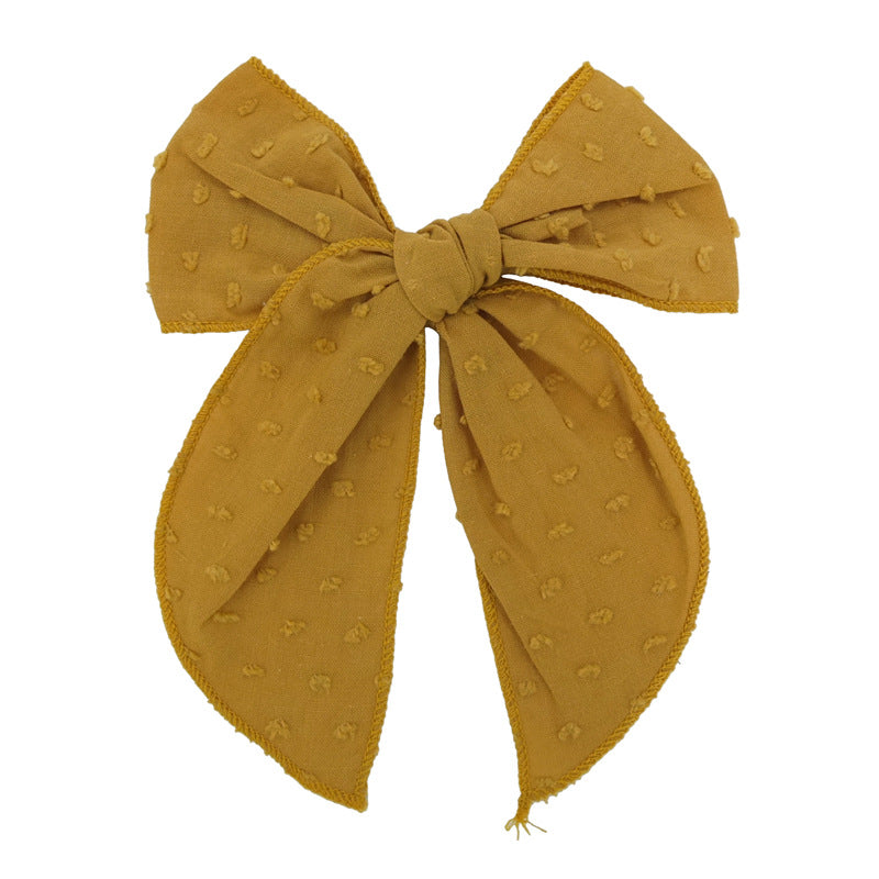 Bow Hair Clip Fabric Hairpin Hair Accessory