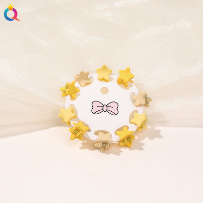 Mini Hair Clip Kids Hair Clip Colorful Braiding Bangs Flyaway Hair Hair Accessory