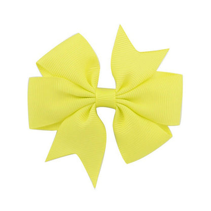 Handmade v Bow Hair Clip Hair Accessory Kids Head Accessory