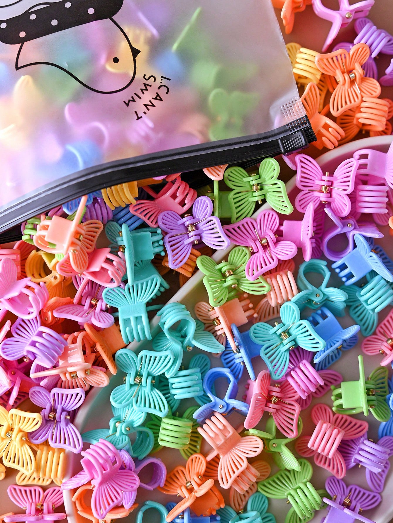 Hair Clip Forehead Bangs Side Mini Hair Clip Cute Flyaway Hair Colorful Hairpin Head Accessory Clip