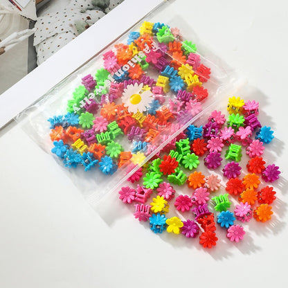 Colorful Kids Hairpin Clip Head Accessory Flyaway Hair Hair Clip Girl Bangs Braiding Mini Hair Clip Hair Accessory