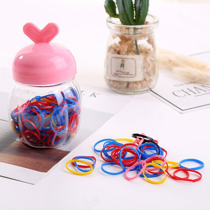 2024 Kids Hair Tie Heart Elastic Band Hair Tie Headband Hair Accessory
