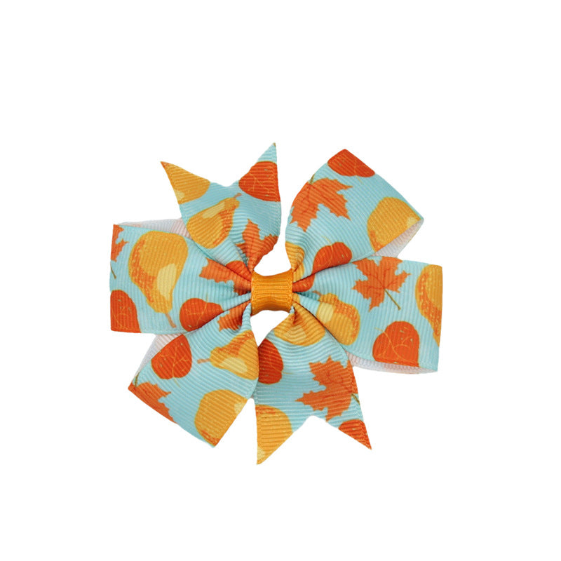 Kids Bow Hair Clip Cute Head Accessory