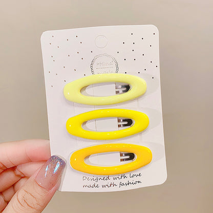 Hair Clip Side Bangs Hair Clip Heart BB Clip Kids Hairpin Head Accessory