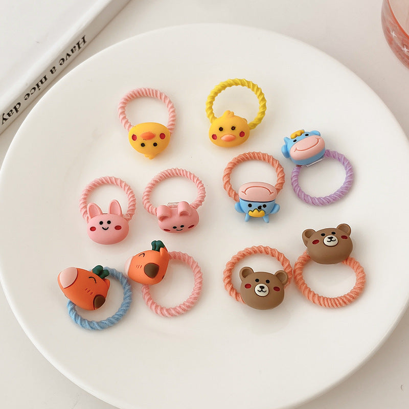 Kids Hair Tie Gentle on Hair Elastic Band Headband Small Hair Accessory Hair Tie Set Elastic Band