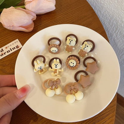 Kids Hair Accessory Cute Headband Elastic Band Hair Tie Hair Tie