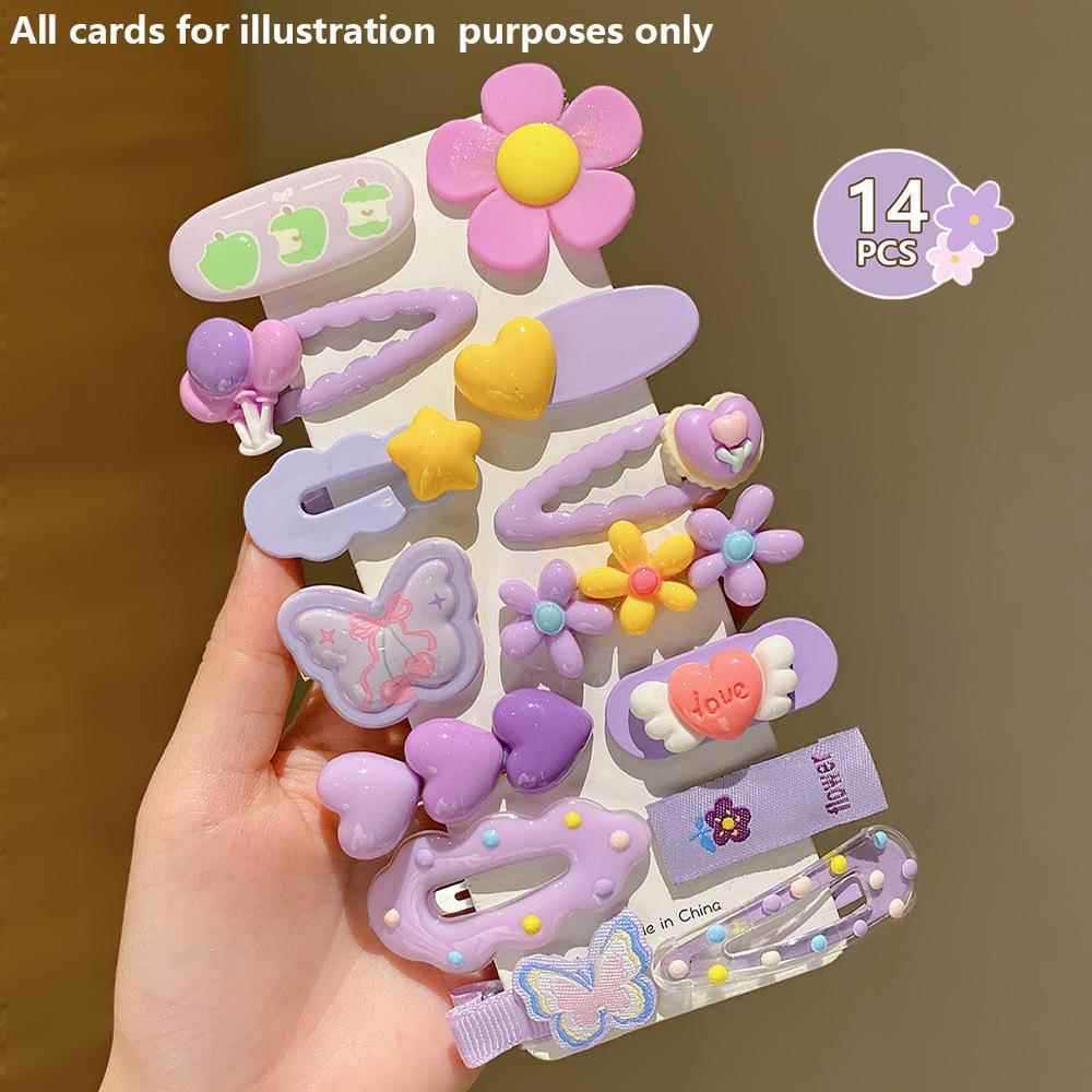 Kids Hair Clip Hairpin Cute Girl Head Accessory BB Flyaway Hair Bangs Clip