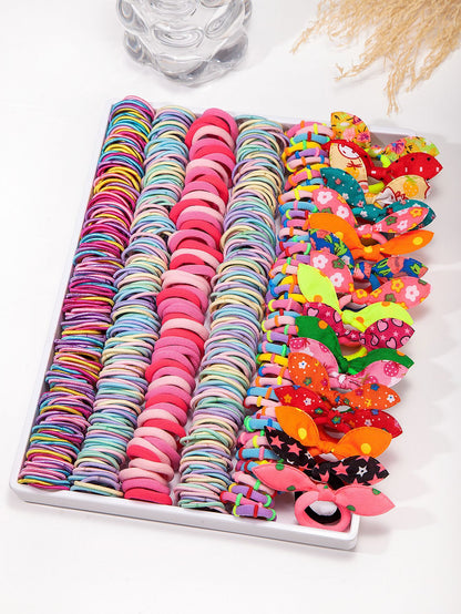 Kids Head Accessory Hair Clip Hairpin Set Hair Tie Girl Side Clip Hair Accessory Hair Tie