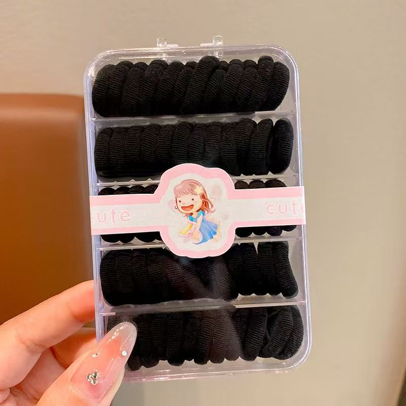 Kids Hair Tie Elastic Band Nylon Colorful Hair Accessory