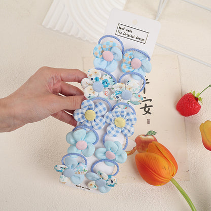 Kids Hair Clip Flower Hair Tie Hair Accessory Elastic Band Girl Headband Hairpin
