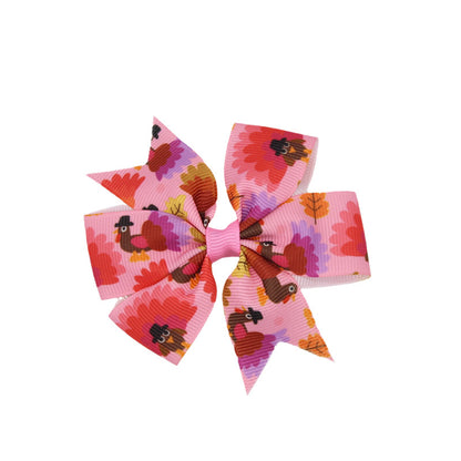 Kids Bow Hair Clip Cute Head Accessory