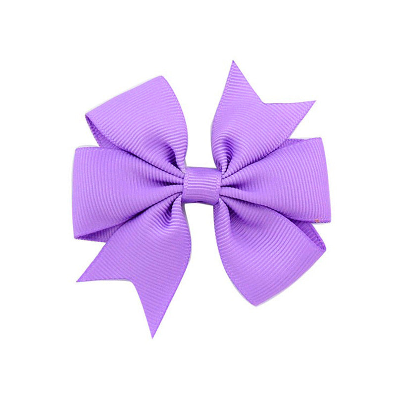 Handmade v Bow Hair Clip Hair Accessory Kids Head Accessory