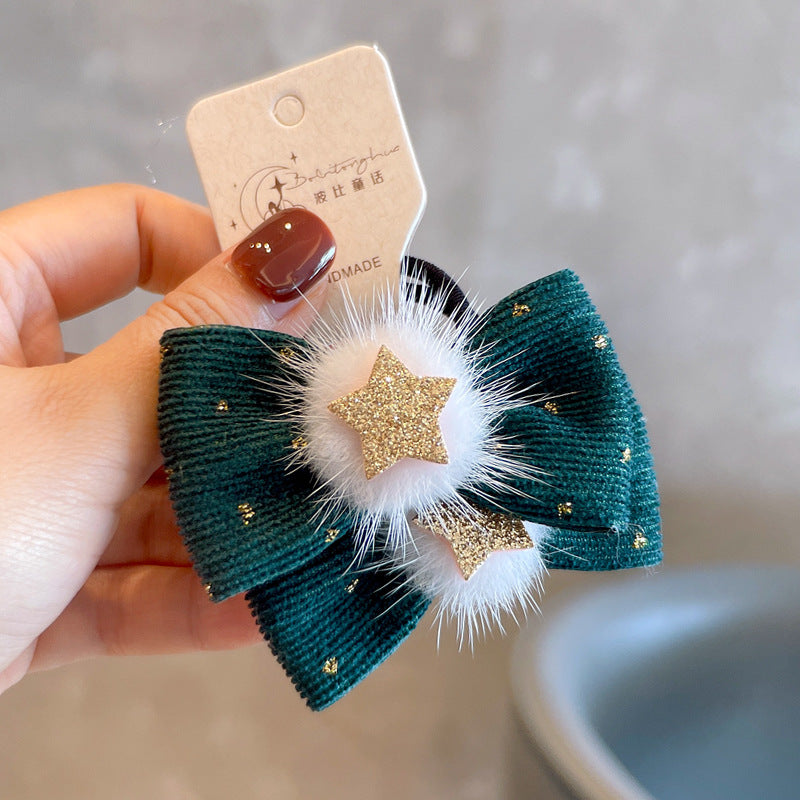 24 Kids Hair Clip Hairpin Kids Hair Accessory Bow Head Accessory