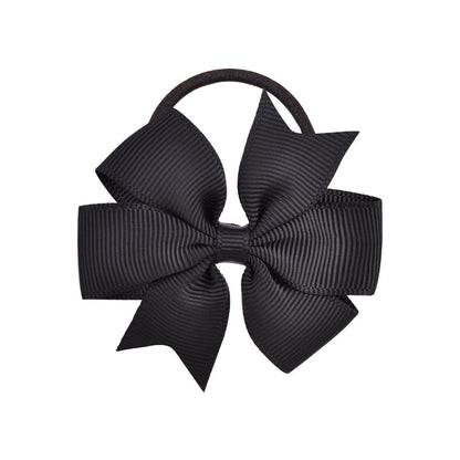 Handmade Multi-color Kids Hair Tie Bow Baby Head Accessory