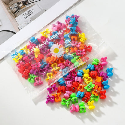 Colorful Kids Hairpin Clip Head Accessory Flyaway Hair Hair Clip Girl Bangs Braiding Mini Hair Clip Hair Accessory