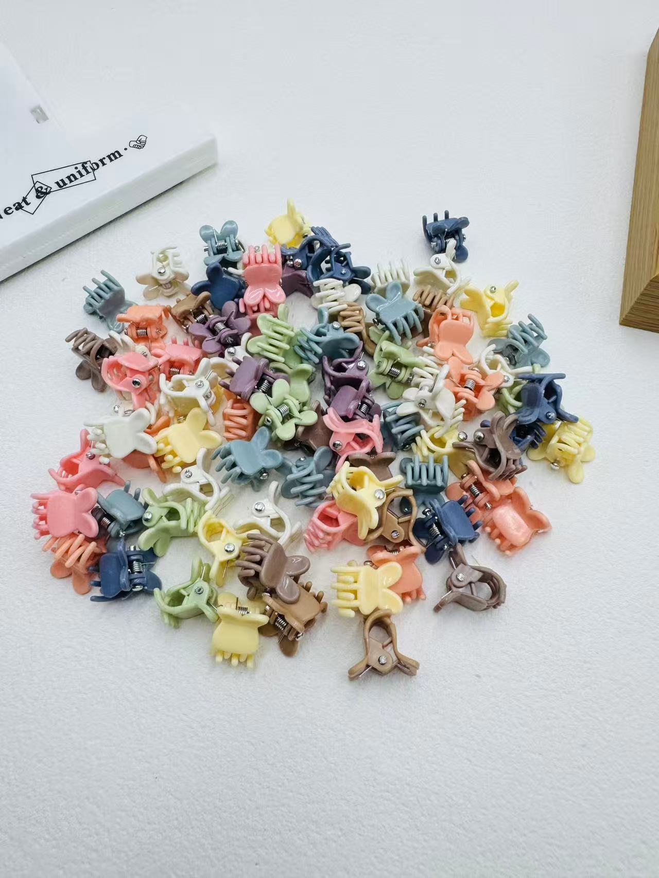 Colorful Kids Hairpin Clip Head Accessory Flyaway Hair Hair Clip Girl Bangs Braiding Mini Hair Clip Hair Accessory