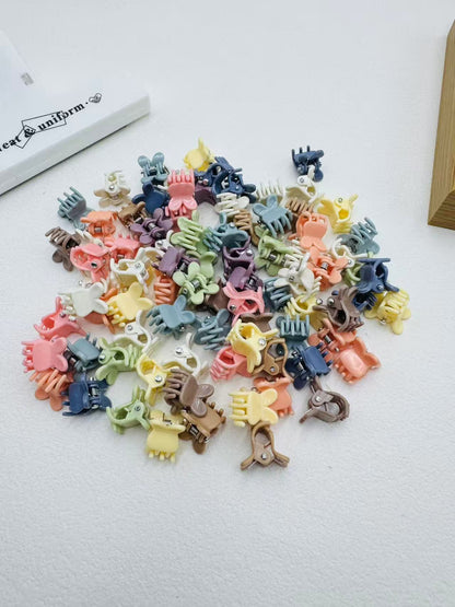Colorful Kids Hairpin Clip Head Accessory Flyaway Hair Hair Clip Girl Bangs Braiding Mini Hair Clip Hair Accessory
