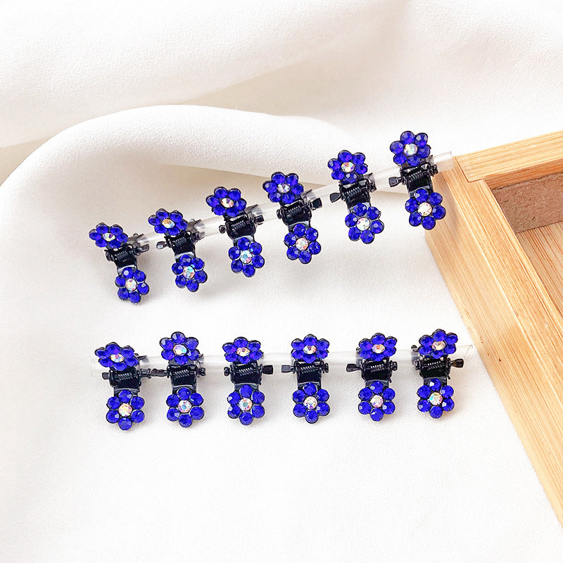Kids Mini Hair Clip Flyaway Hair Crystal Head Accessory Cute Hairpin Hair Clip