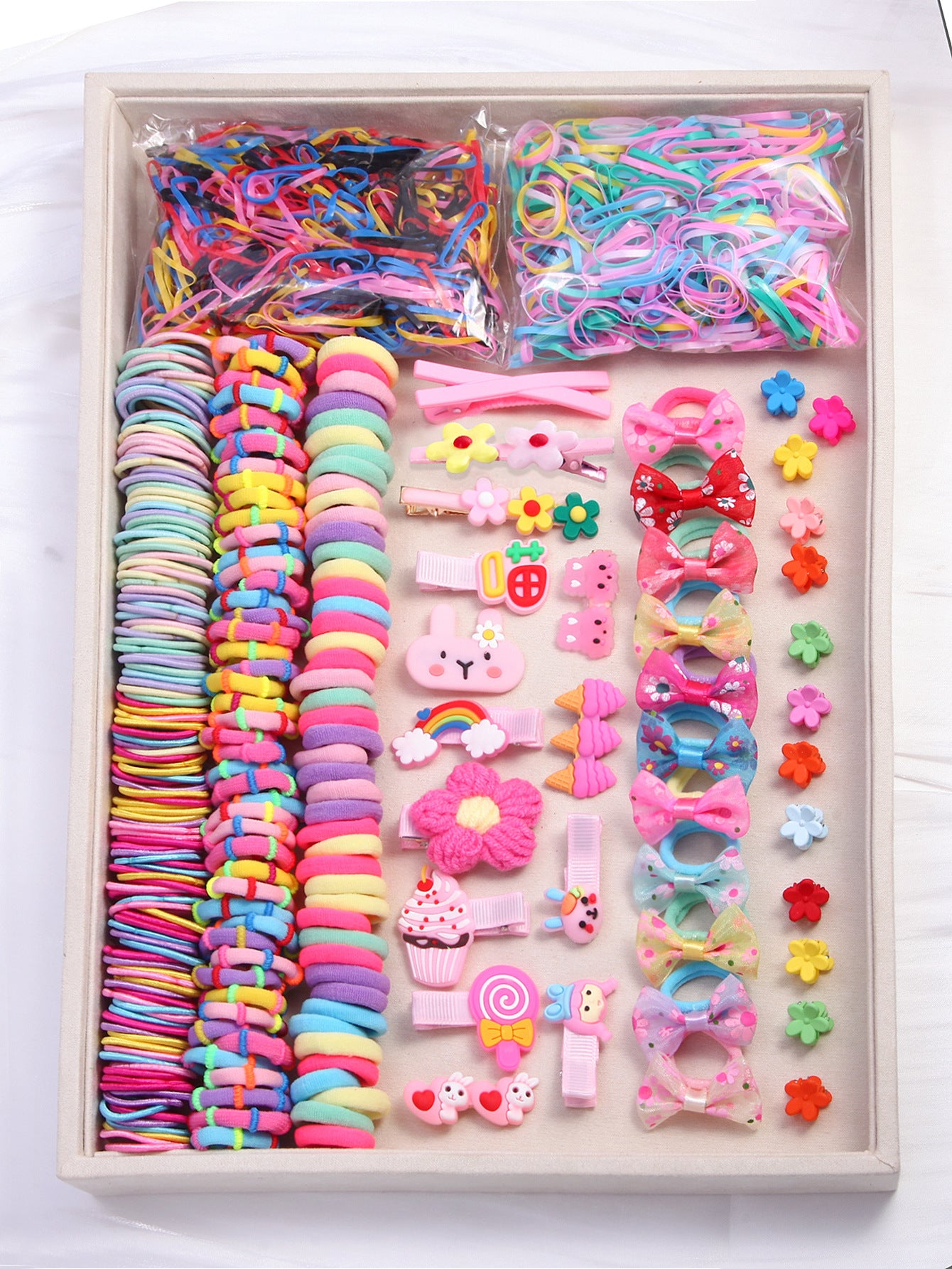 Kids Head Accessory Hair Clip Hairpin Set Hair Tie Girl Side Clip Hair Accessory Hair Tie