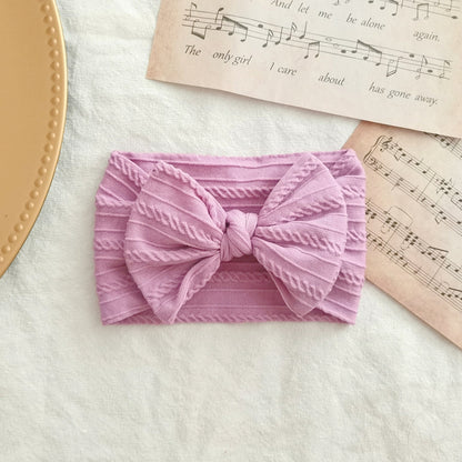 Elastic Nylon Hair Band Bow Baby Head Accessory Hair Accessory