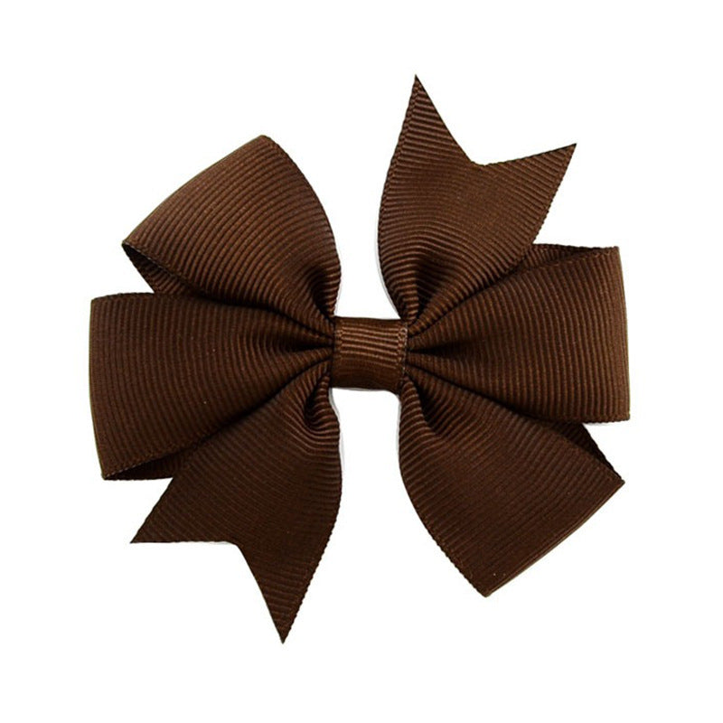 Handmade v Bow Hair Clip Hair Accessory Kids Head Accessory