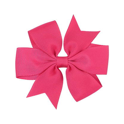 Handmade V Bow Hair Clip Hair Accessory Kids Head Accessory 564