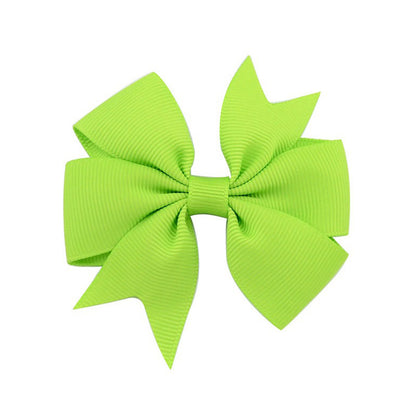 Handmade v Bow Hair Clip Hair Accessory Kids Head Accessory