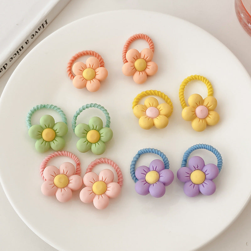 Kids Hair Tie Gentle on Hair Elastic Band Headband Small Hair Accessory Hair Tie Set Elastic Band