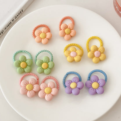 Kids Hair Tie Gentle on Hair Elastic Band Headband Small Hair Accessory Hair Tie Set Elastic Band