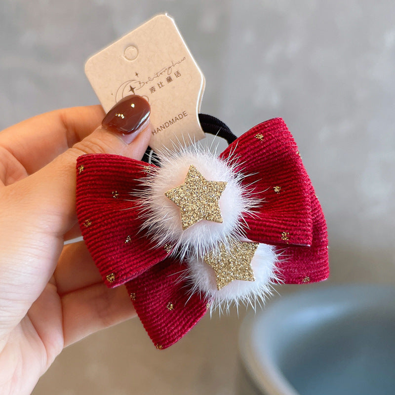 24 Kids Hair Clip Hairpin Kids Hair Accessory Bow Head Accessory