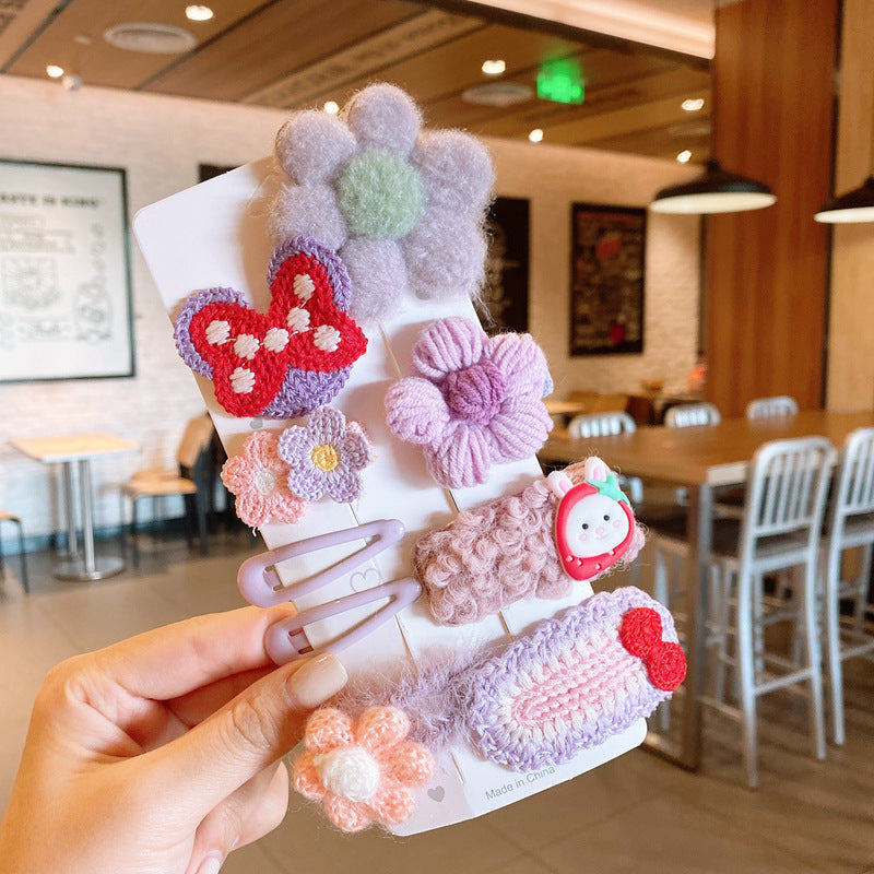 Kids Hair Clip Hairpin Cute Girl Head Accessory BB Flyaway Hair Bangs Clip