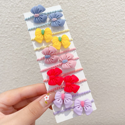 Kids Hair Tie Gentle on Hair Elastic Band Headband Small Hair Accessory Hair Tie Set Elastic Band