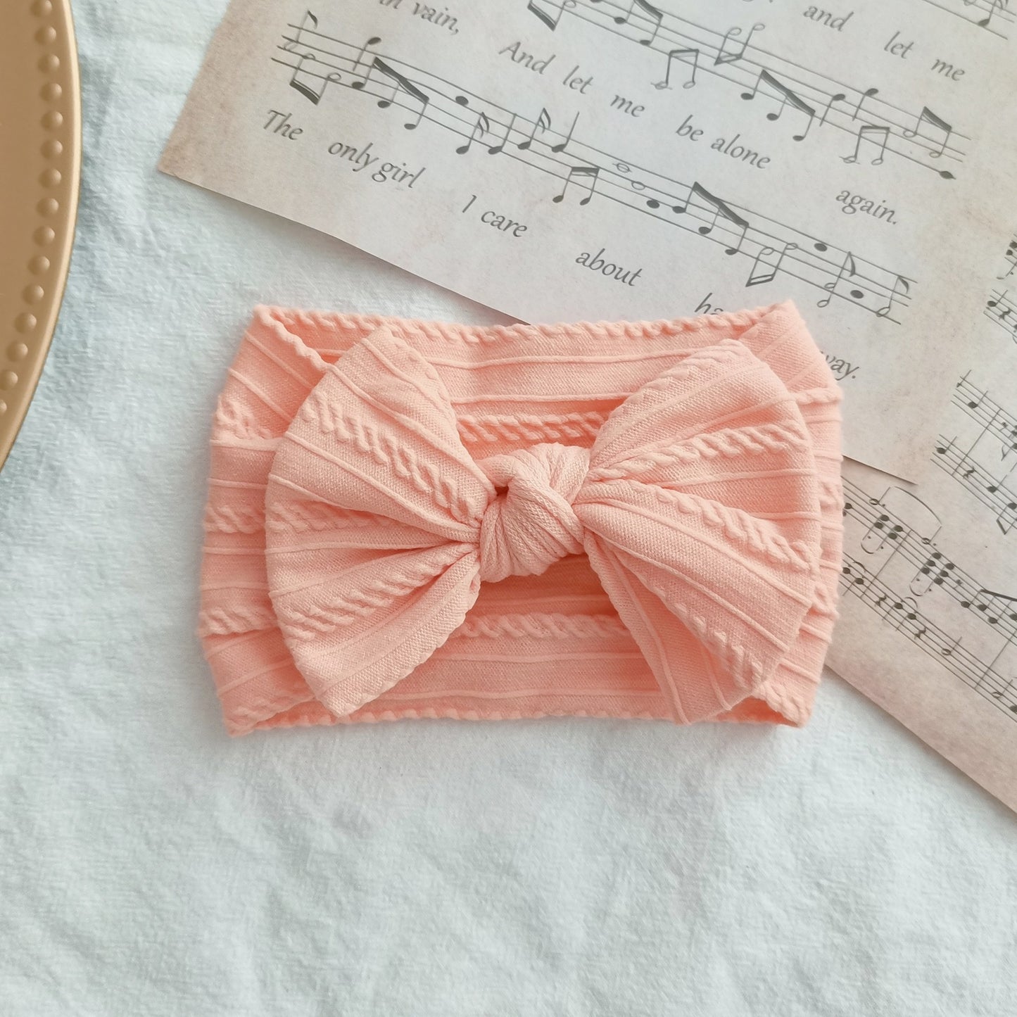 Elastic Nylon Hair Band Bow Baby Head Accessory Hair Accessory