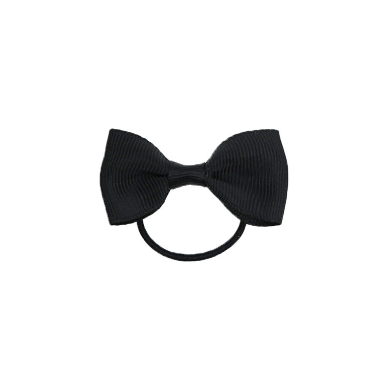 2 Bow Hair Tie Girl Headband Hair Tie Elastic Band Hair Accessory